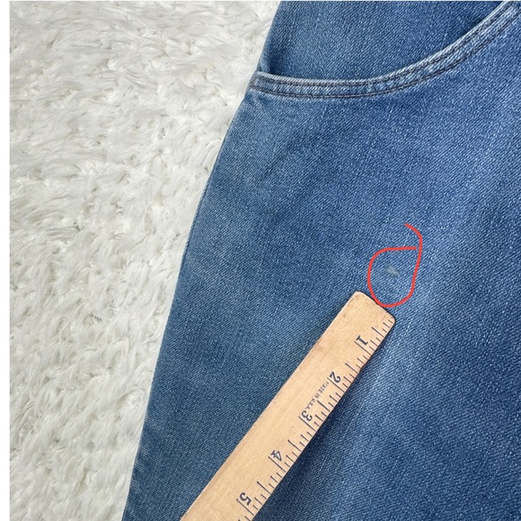 Vintage 80s Action Casuals by Levi Strauss Men's Blue Denim Jeans 40x30 Trashed‎ - Picture 8 of 14